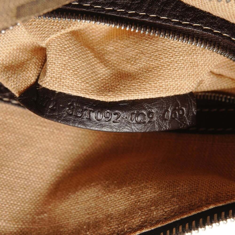 FENDI Brown Canvas Zucca Shoulder Bag - Picture 10 of 12
